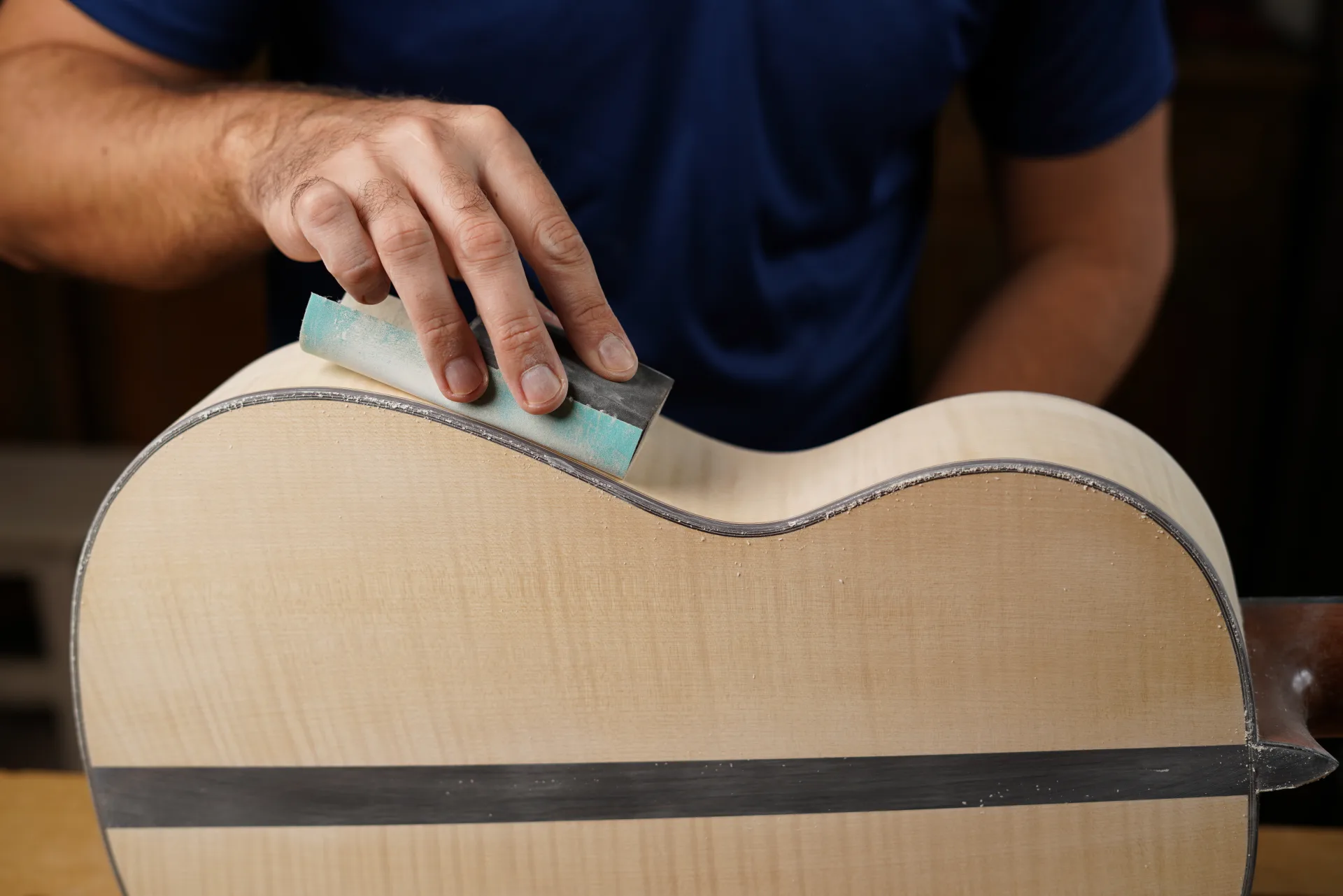 The ground layer after five to seven sessions — sufficient thickness reached, ready for levelling