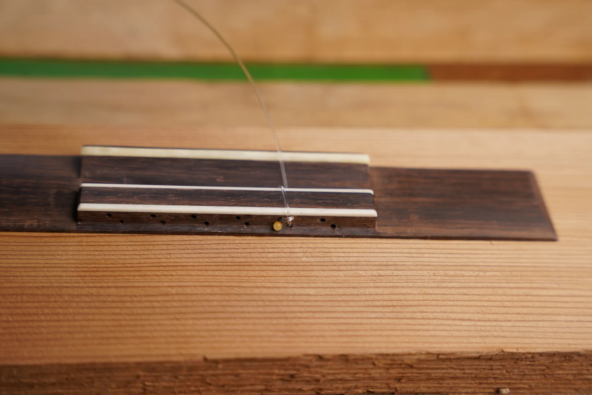 The final completed knot on the 12-hole bridge