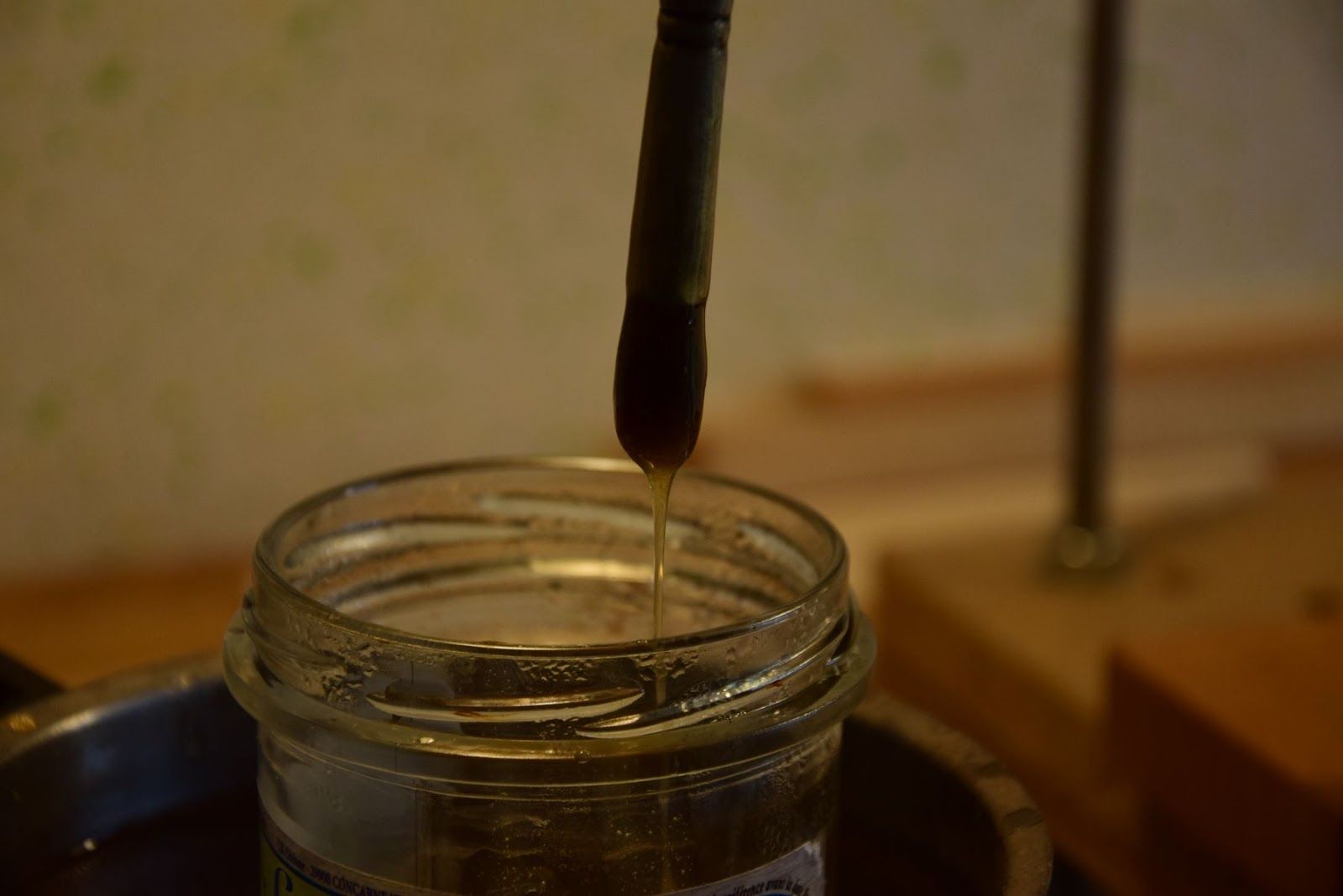 Finished rosette inlaid flush in the spruce top
