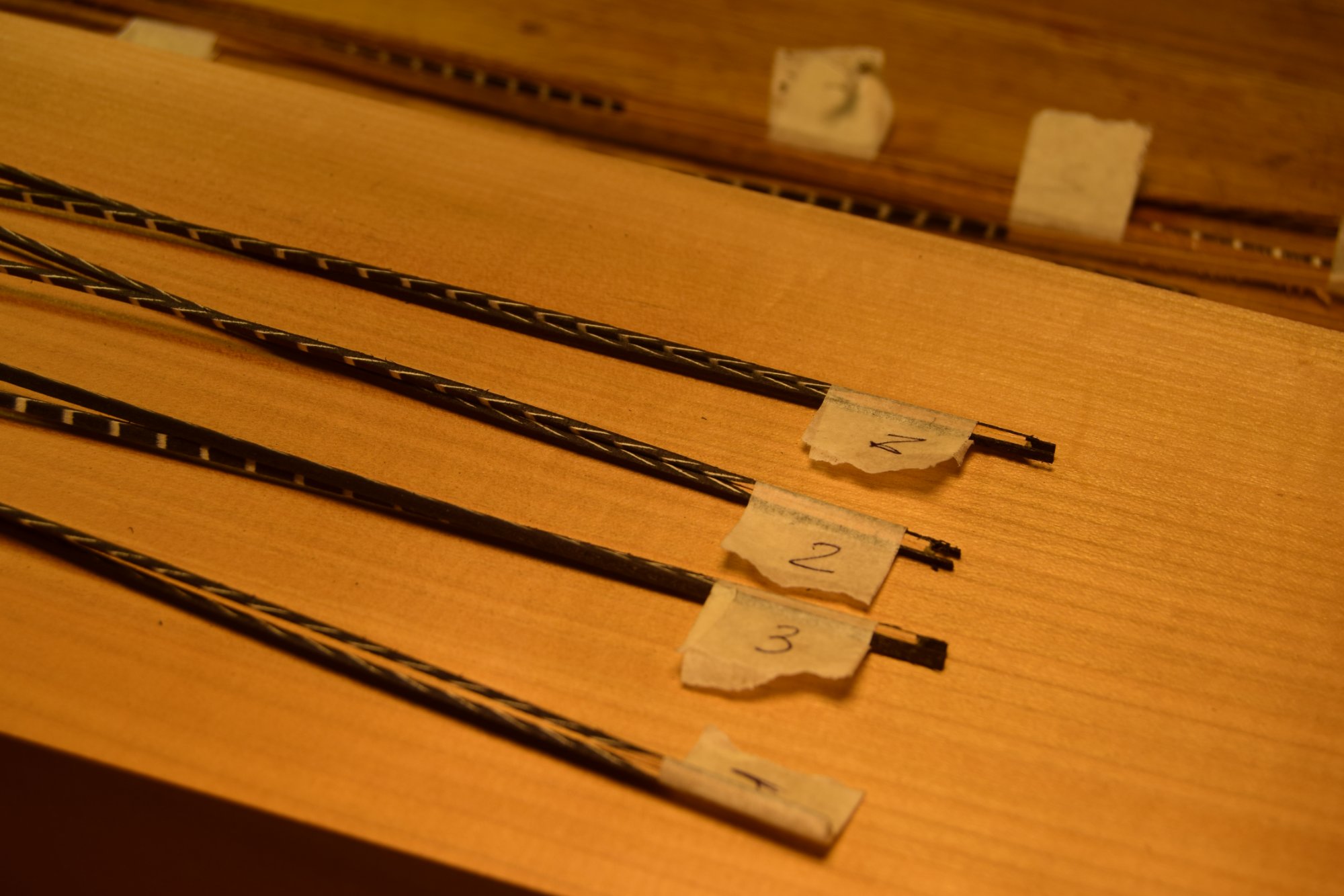 Central veneer strip 0.2 mm