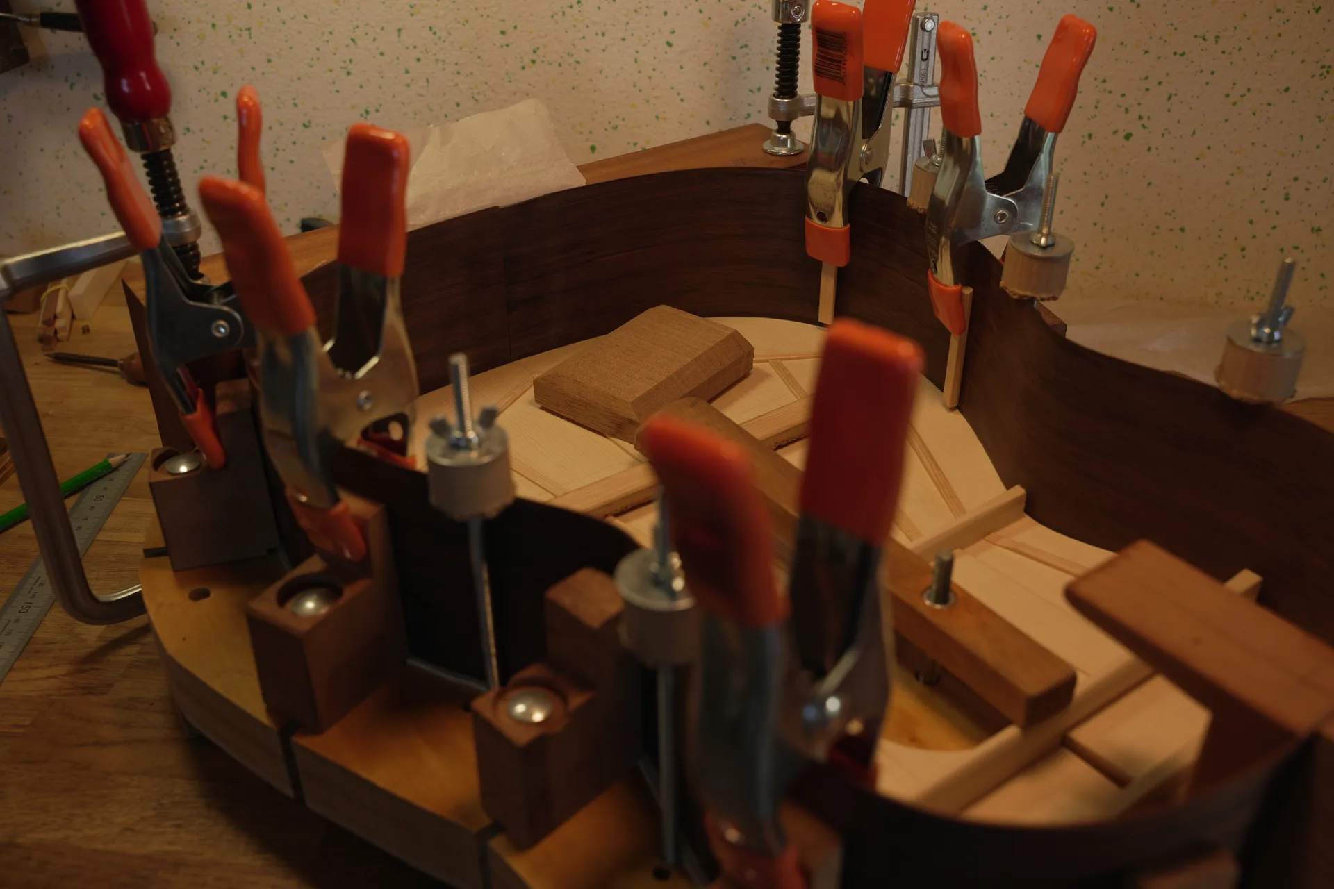 Second side glued in position