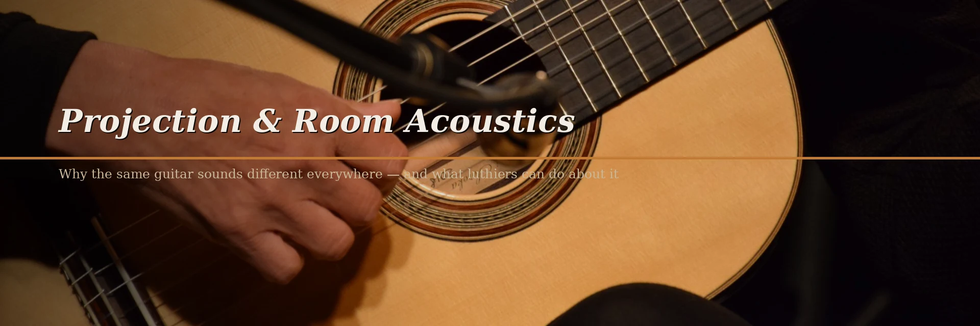 Projection and Room Acoustics — Soroka Luthier